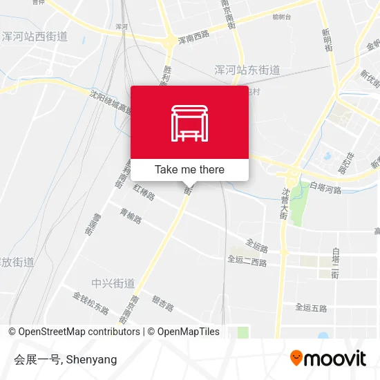 会展一号 map