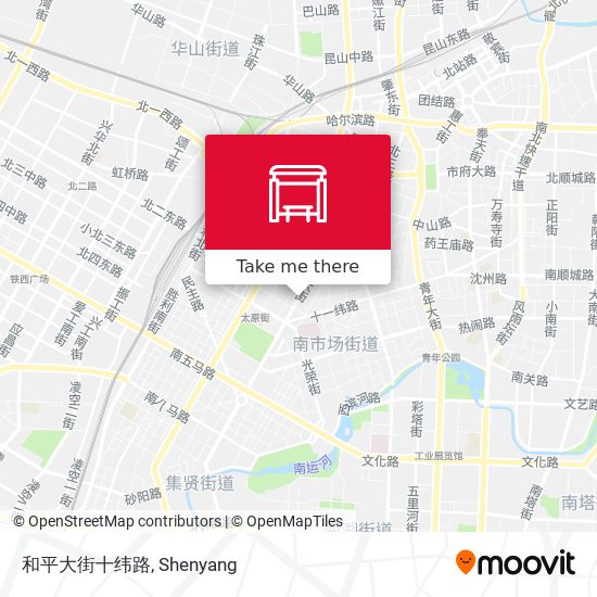 和平大街十纬路 map