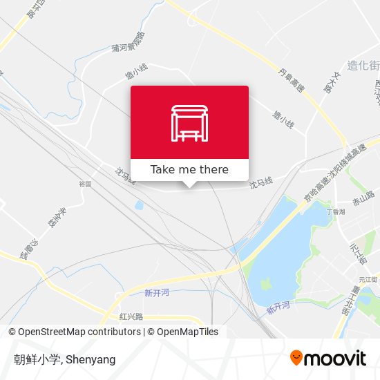 朝鲜小学 map