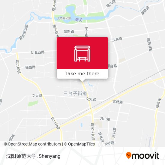沈阳师范大学 map