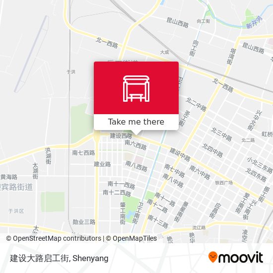 建设大路启工街 map