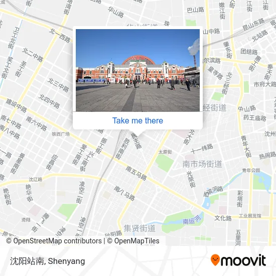 沈阳站南 map