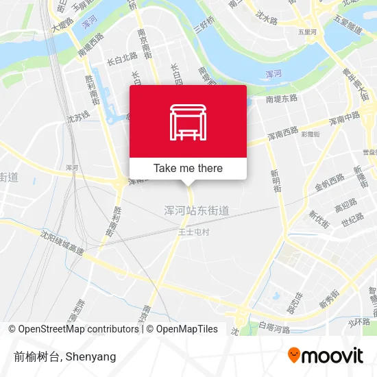 前榆树台 map