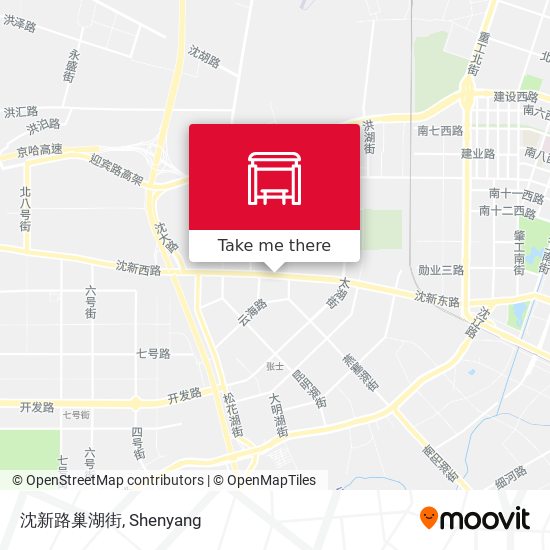 沈新路巢湖街 map