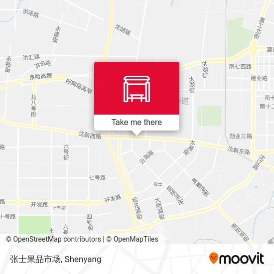 张士果品市场 map