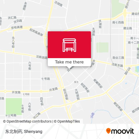 东北制药 map