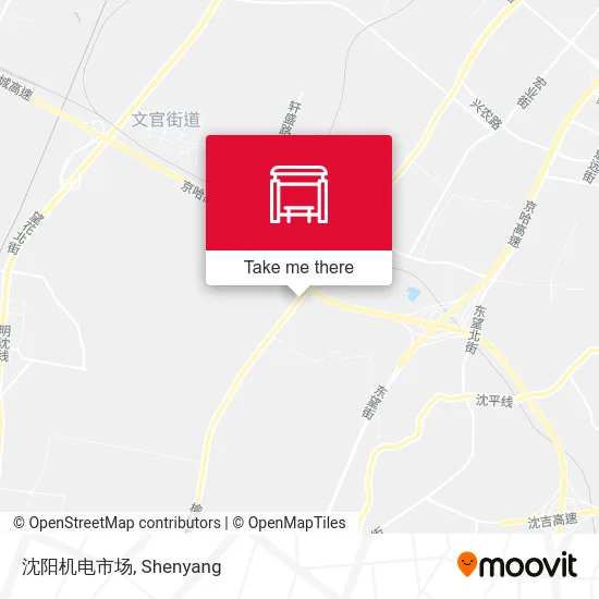 沈阳机电市场 map
