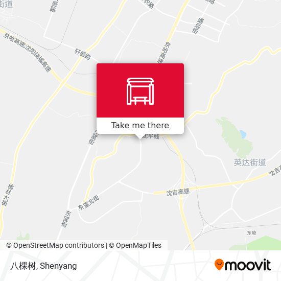 八棵树 map