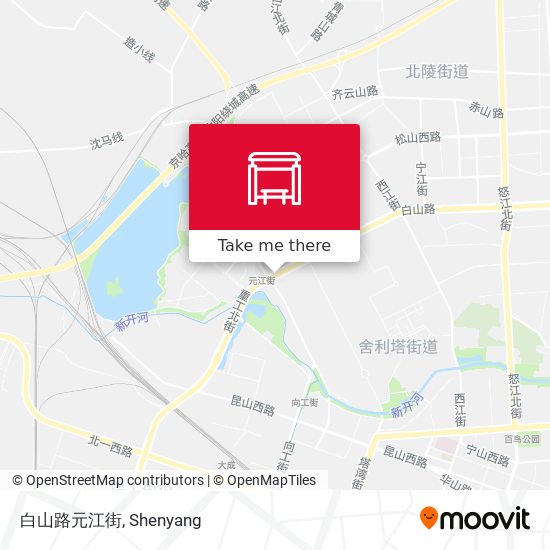 白山路元江街 map