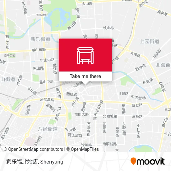 家乐福北站店 map