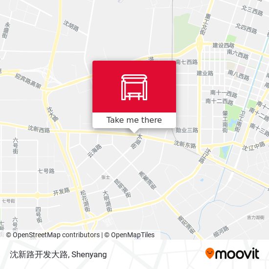 沈新路开发大路 map