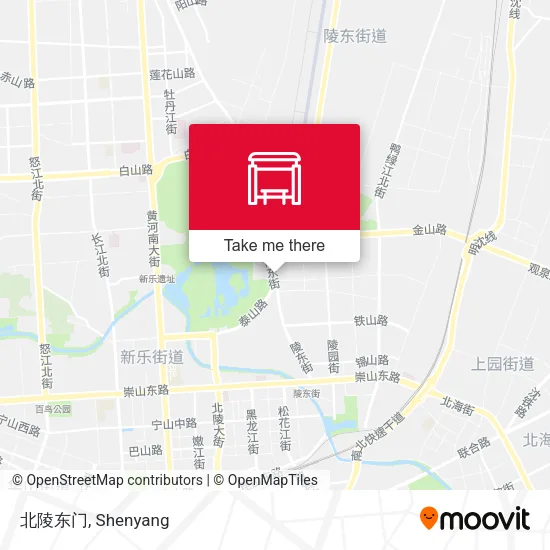 北陵东门 map