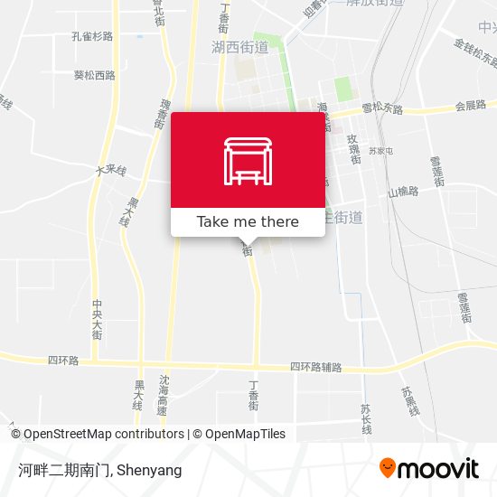 河畔二期南门 map