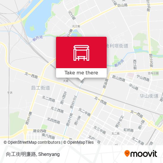 向工街明廉路 map