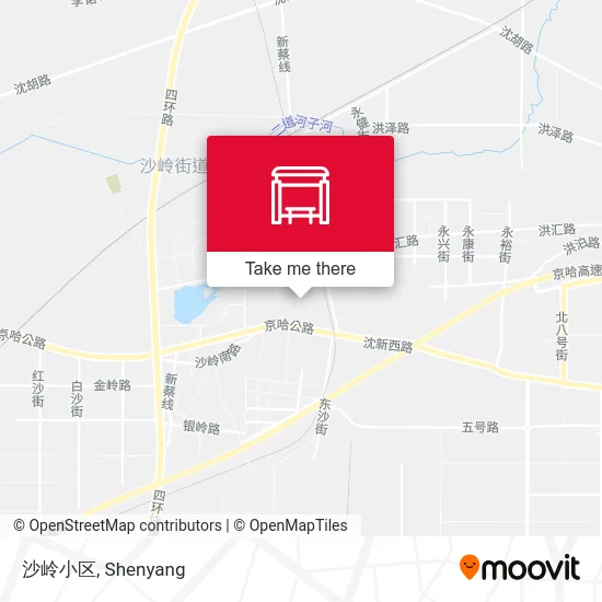沙岭小区 map