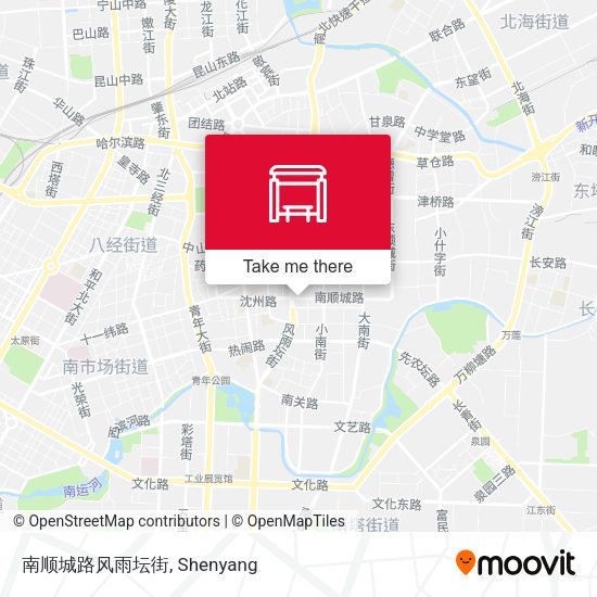 南顺城路风雨坛街 map