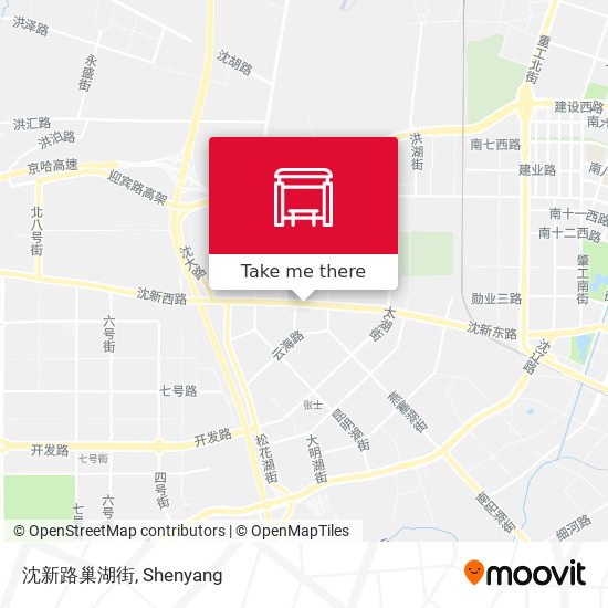 沈新路巢湖街 map