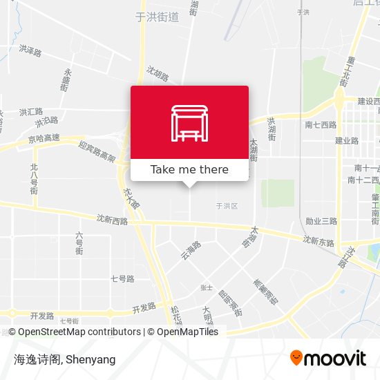 海逸诗阁 map