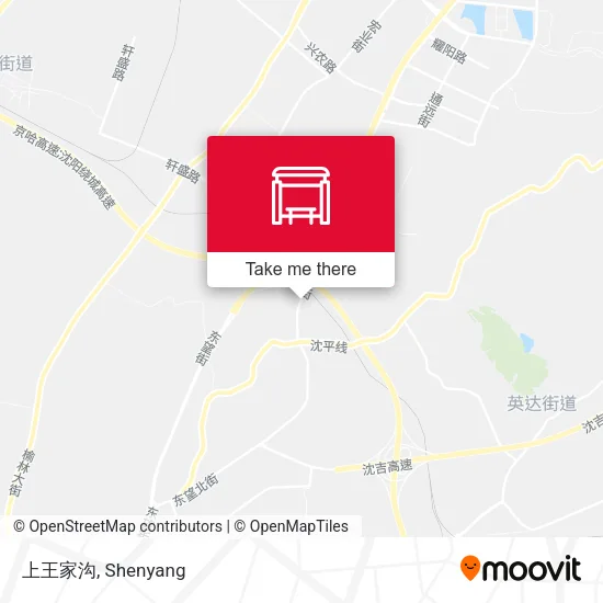 上王家沟 map
