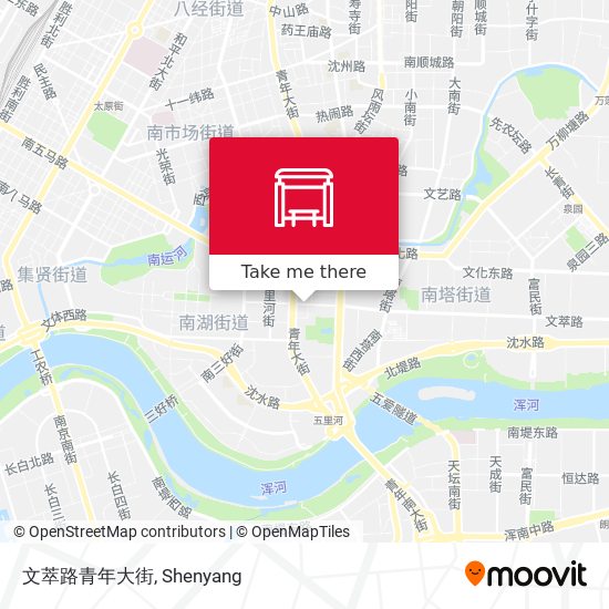 文萃路青年大街 map