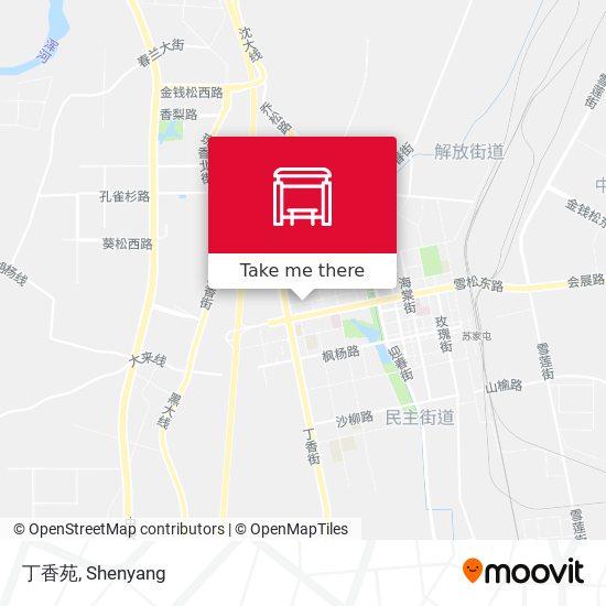 丁香苑 map