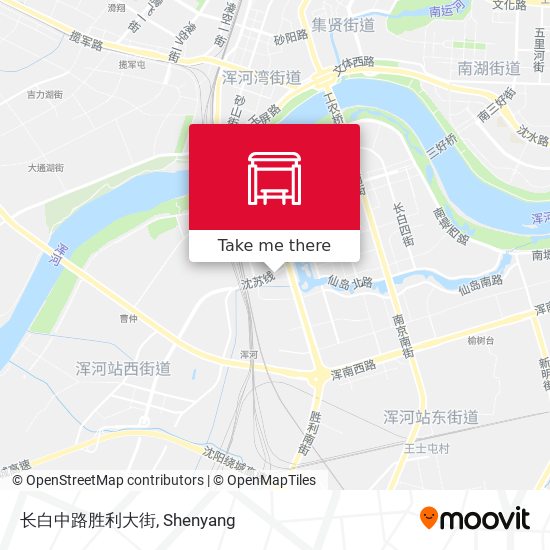 长白中路胜利大街 map