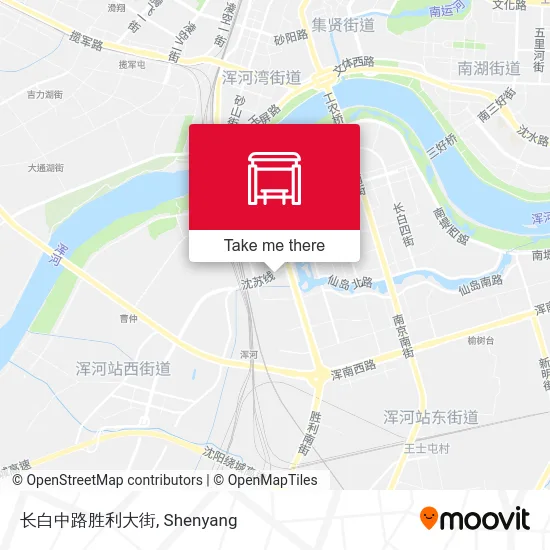 长白中路胜利大街 map