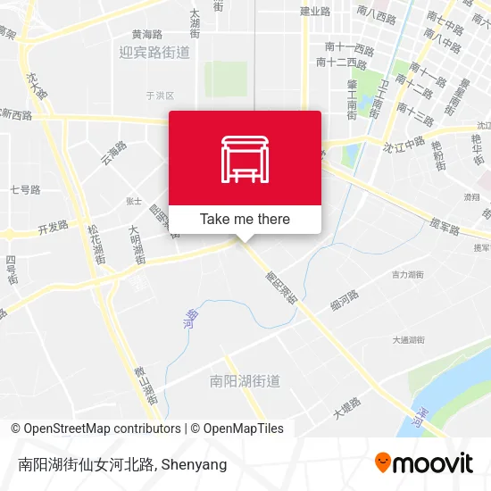 南阳湖街仙女河北路 map
