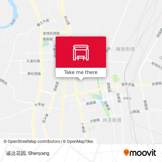 诚达花园 map