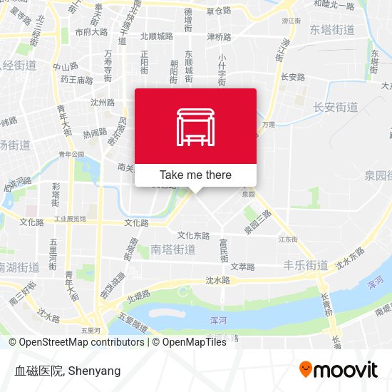 血磁医院 map