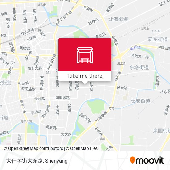 大什字街大东路 map
