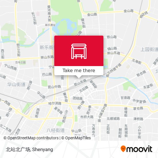 北站北广场 map