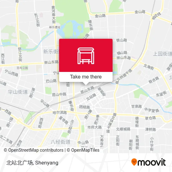 北站北广场 map