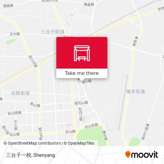 三台子一校 map