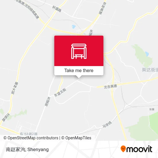 南赵家沟 map