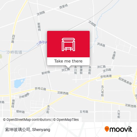 索坤玻璃公司 map