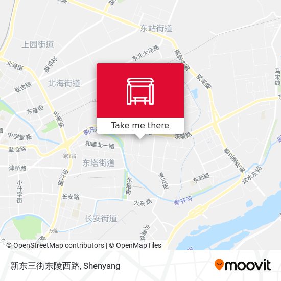 新东三街东陵西路 map