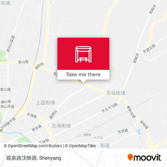 观泉路沈铁路 map