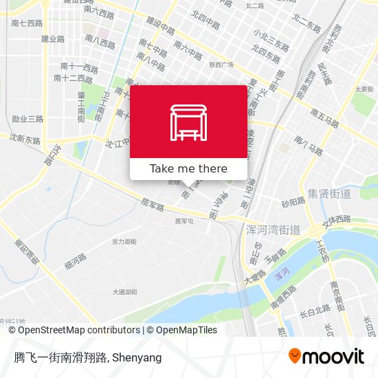 腾飞一街南滑翔路 map