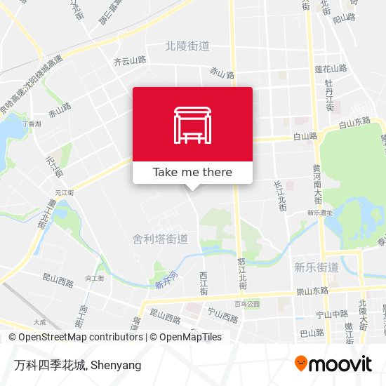 万科四季花城 map