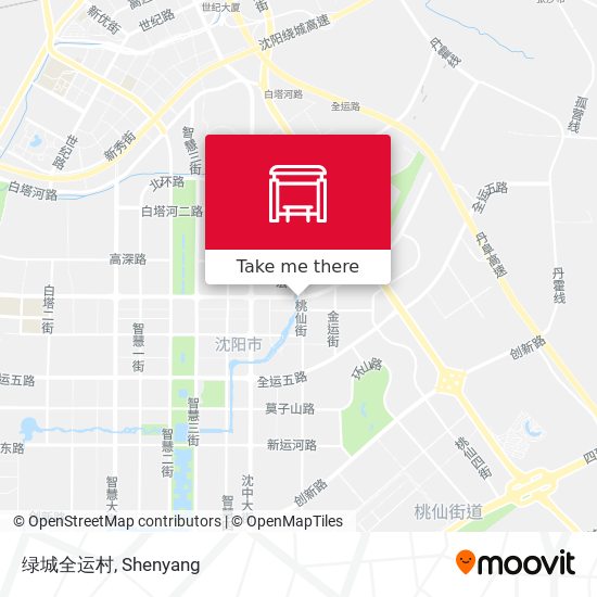 绿城全运村 map