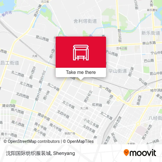 沈阳国际纺织服装城 map