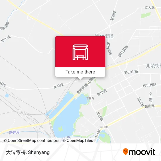 大转弯桥 map