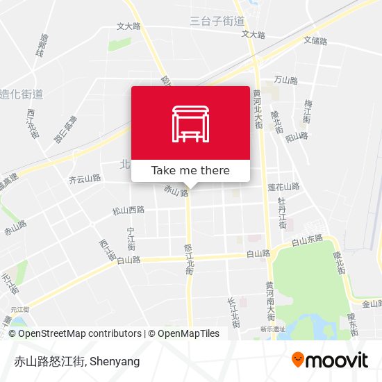 赤山路怒江街 map