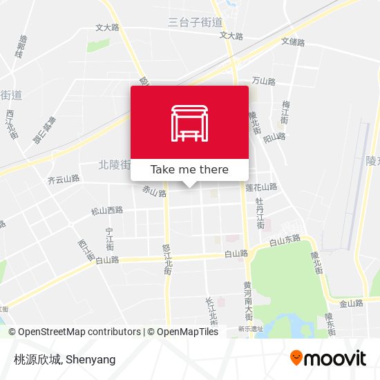 桃源欣城 map