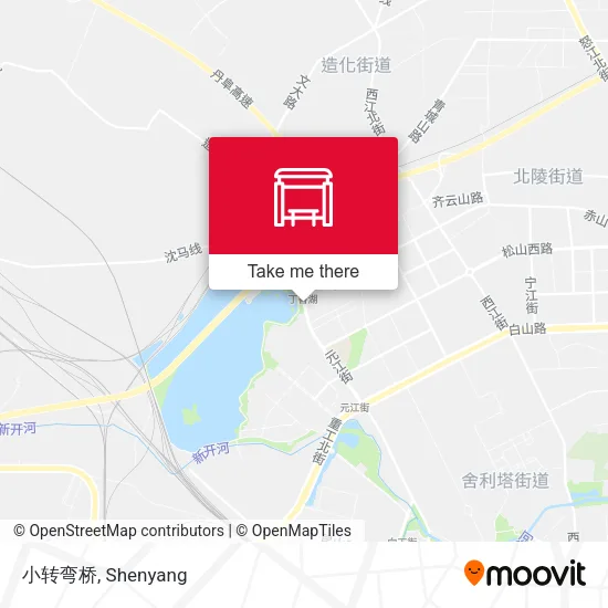 小转弯桥 map