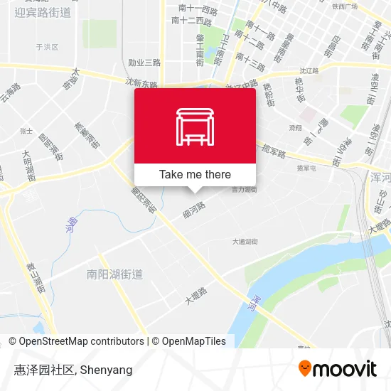 惠泽园社区 map