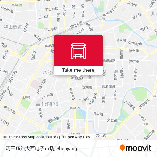 药王庙路大西电子市场 map