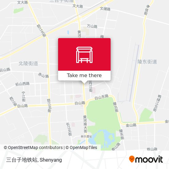 三台子地铁站 map