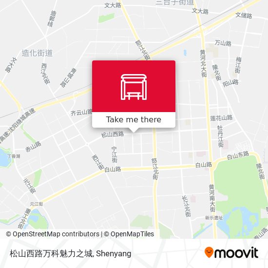 松山西路万科魅力之城 map